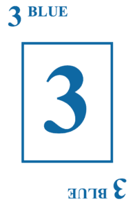 3 blue