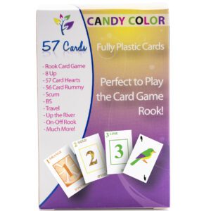 Candy Colors: Premium Plastic Rook Cards